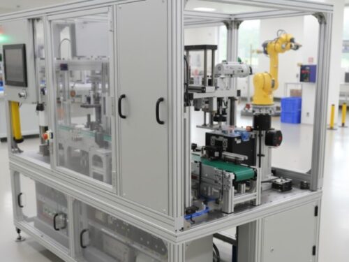 外観検査を自動化するために、画像処理検査装置を導入